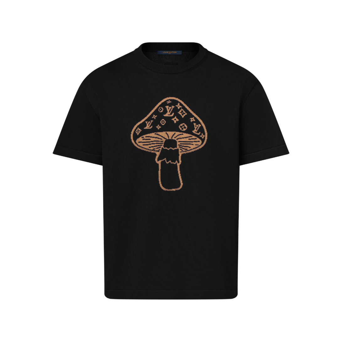 Short-Sleeved Intarsia Crewneck - Men - Ready-to-Wear | LOUIS